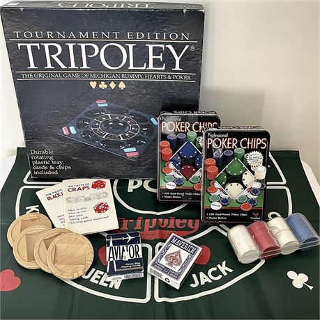 Poker and Tripoley Lot