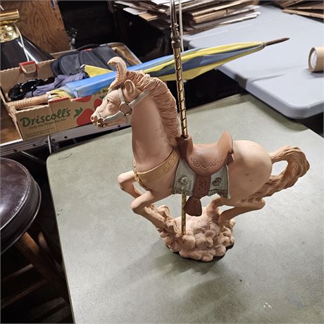 Large Carousel Horse Statue