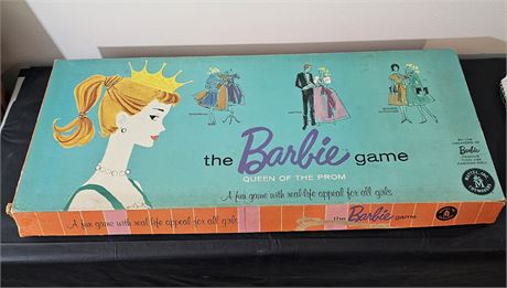 Original 1960 "The Barbie Game, Queen of the Prom" by Mattel