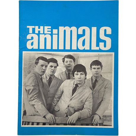 Vtg "The Animals" Photograph Tour Book