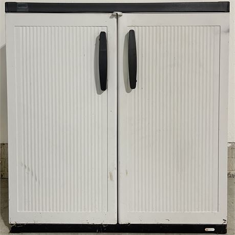 Freestanding Plastic Storage Cabinet