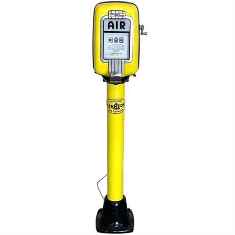 Vtg Pennzoil Eco Tireflator Steel Balanced Inflation Air Meter - Model 98