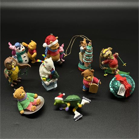 Adorable Christmas Ornament Figurines - Hallmark and Others (w/ Boxes)