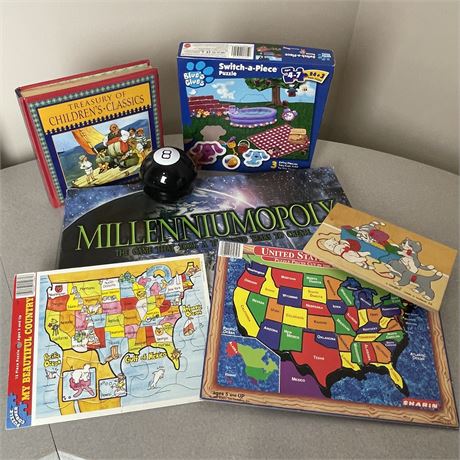 Fun Lot with Kids and Family Games/Educational Puzzles and Storybook
