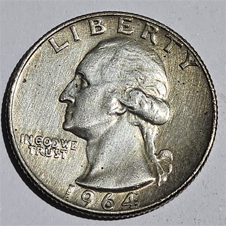 1964  Washington quarter Silver