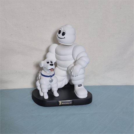 VtgPromo Michelin Man & Dog Bobbleheads