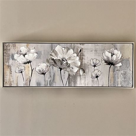 Large Floral Wall Hanging Canvas Oil Painting