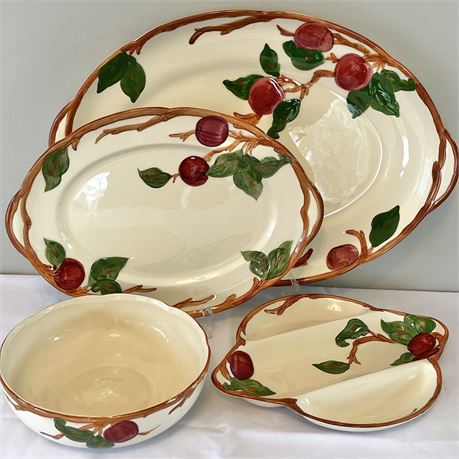 Vtg Franciscan "Apple" Serveware