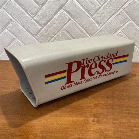 Vintage "The Cleveland Press" Newspaper Delivery Box