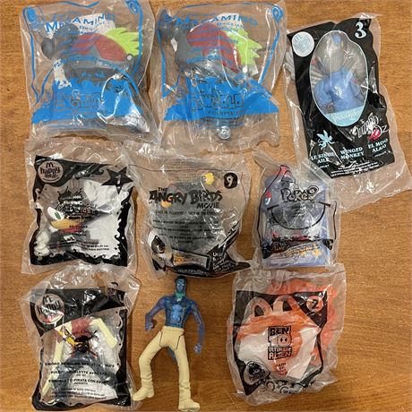 McDonald's Misc Movie & TV Show Character Happy Meal Toys - All Sealed