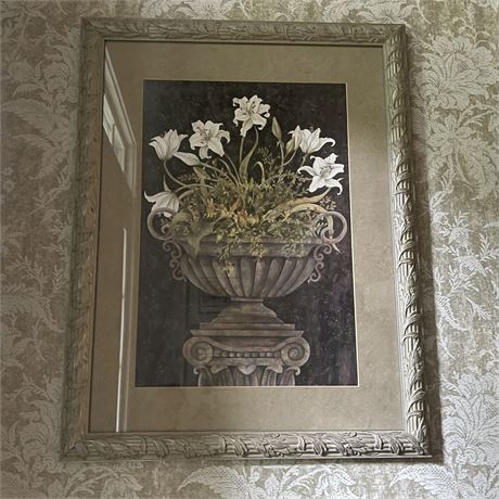 Framed “Classic Blooms” Floral Print