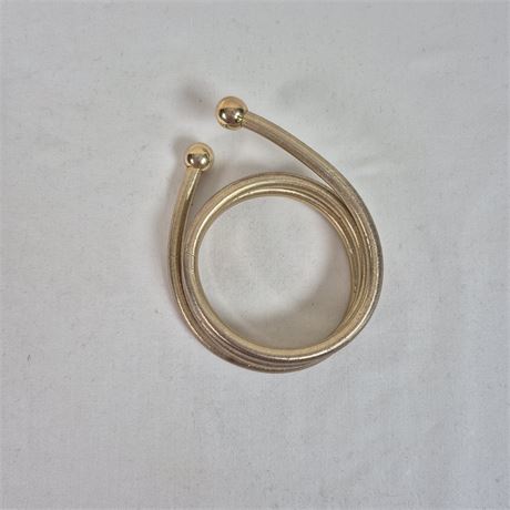 Italian 18kt Gold Over Sterling Flexible Necklace/Bracelet RossSimmons 4‑in‑1