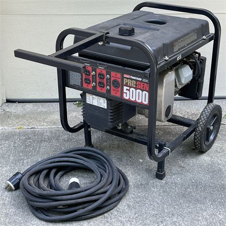 Coleman Powermate Pro Gen 5000 Portable Generator
