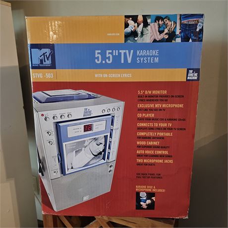MTV Karaoke complete system in box