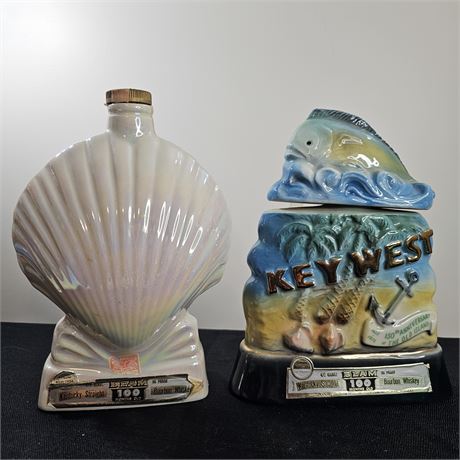 1960's Jim Beam Collectible Ceramic Decanters