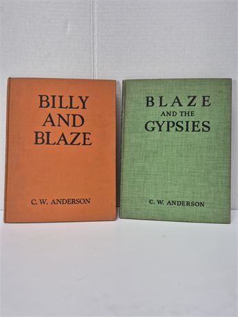 C.W. Anderson Books - "Billy and Blaze" & "Blaze and The Gypsies"