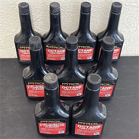 (7) Pyroil Octane Treatment Fuel Injectors & (2) Pyroil Carburetor Cleaners