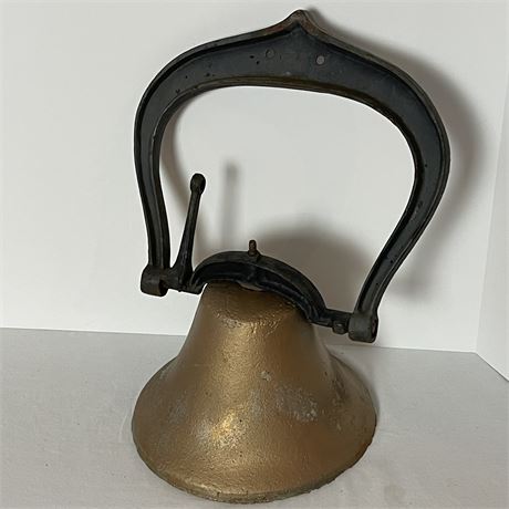 Large Iron Bell - 14.5" tall