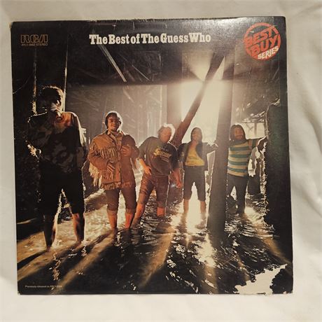 The Best of The Guess Who" vinyl LP record.