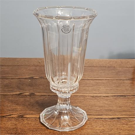 12" Tall 2-Piece Imperial Crystal Candle Holder