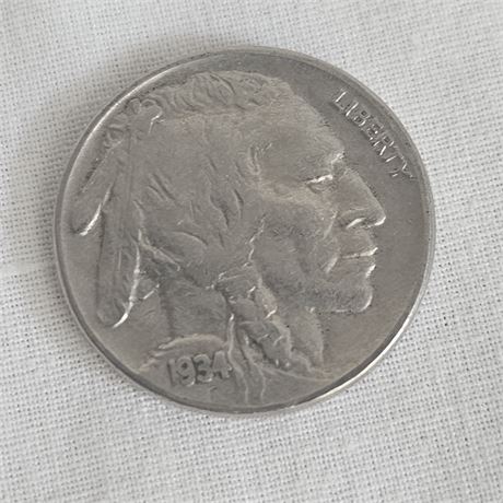 1934 Buffalo Nickel,