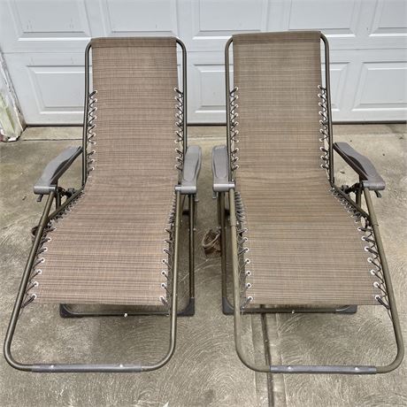 Pair of Zero Gravity Lounge Chairs