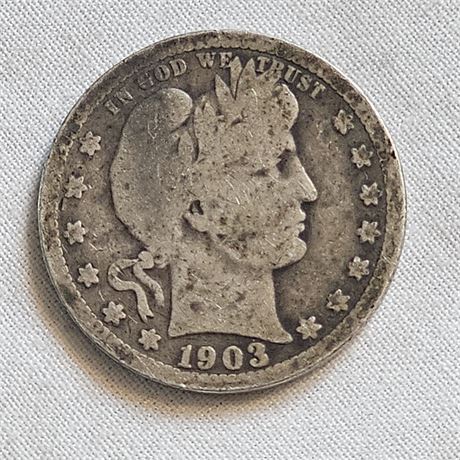 1903 Barber Half Dollar. Silver