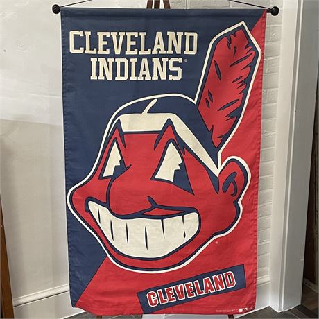 Cleveland Indians Chief Wahoo Banner Flag