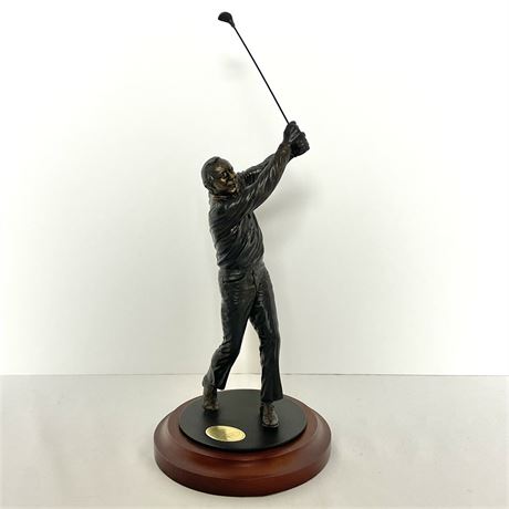Arnold Palmer Bronze Statue - The Danbury Mint Golf Collectible