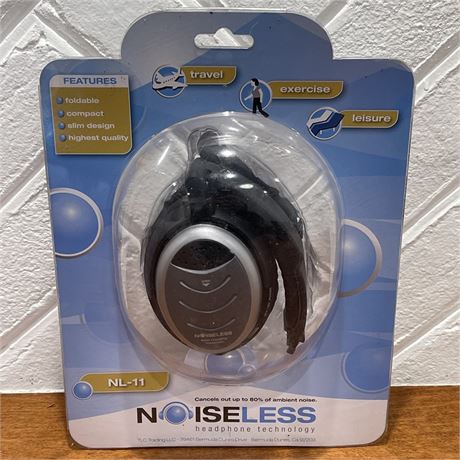 NIB Noiseless Headphone Technology Headphones