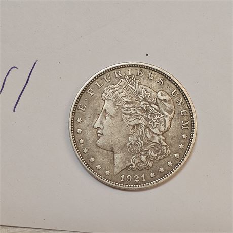 1921 Morgan Silver Dollar
