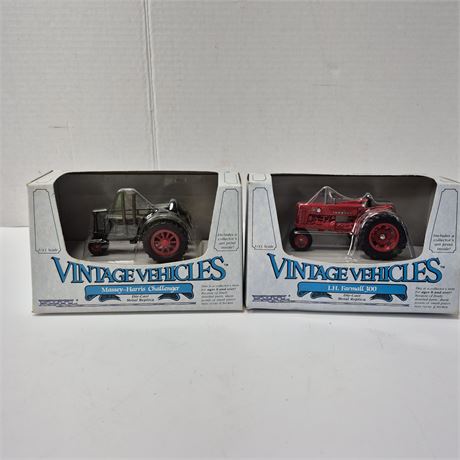 NIB 2 Vintage Ertl Die-Cast Tractors