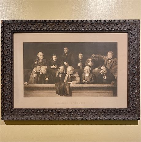 John Morgan "Gentlemen of the Jury" Framed Art Print