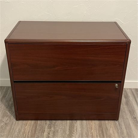 Two-Drawer Lateral File Cabinet w/ Key