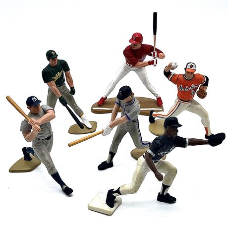 1996 to 2001 Major League Baseball Player Figurines on Stands
