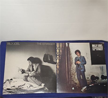 (2) Billy Joel Albums~ The Stranger & 52nd Street