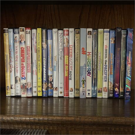 Collection of Rated PG Family and Kids DVDs