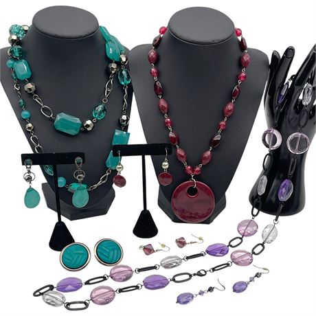 Colorful Beaded Costume Jewelry