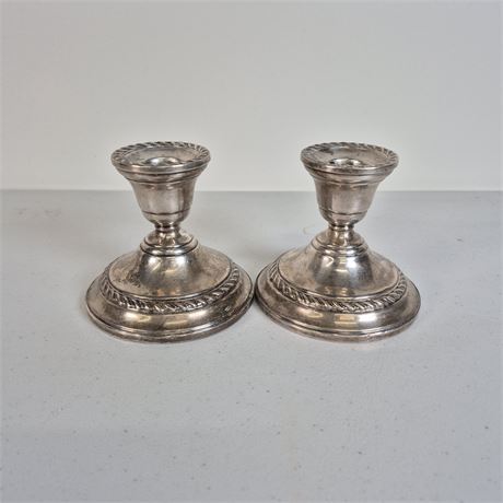 Sterling Candleholders