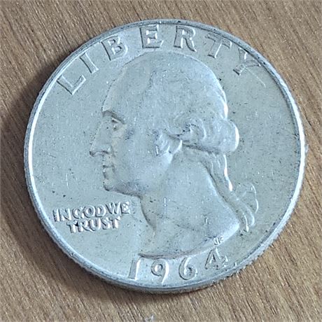 1964 Washington quarter Silver
