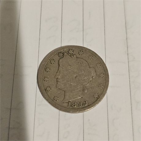 Liberty Head "V" Nickel -1899