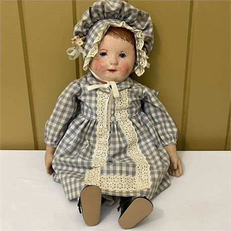 Antique Paper Mache Doll