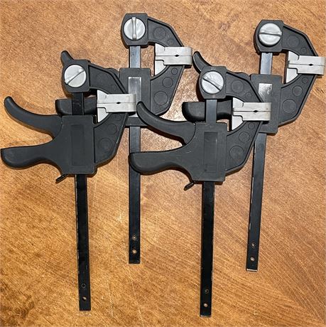 (4) Ratcheting Bar Clamps