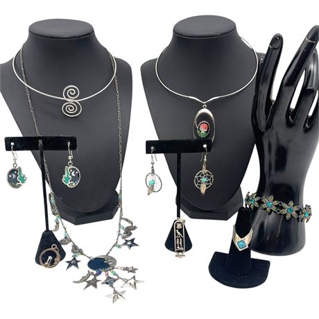 Whimsical Costume Jewelry Grouping