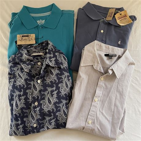 New w/ Tags Mens Size Large Shirts (Murano, Cremieux and More)