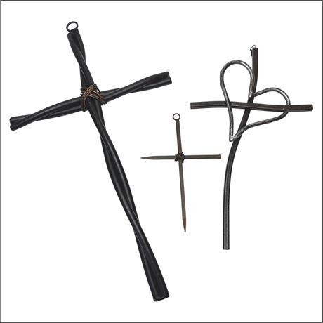 Unique Metal Handmade Hanging Crosses