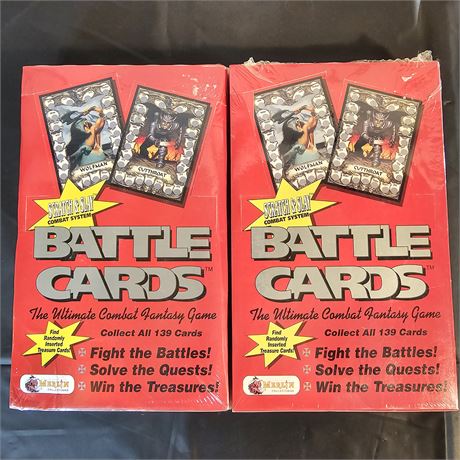 Merlin Collections 2~Sealed Factory Box Battlecards Ultimate Combat System 2of 2