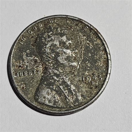 1943 D Steel Penny