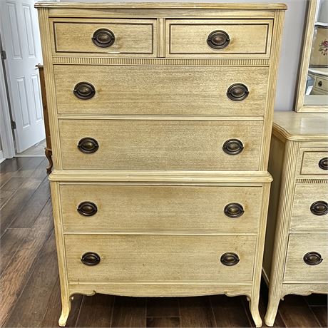 Vtg French Country Style 6-Drawer Dresser