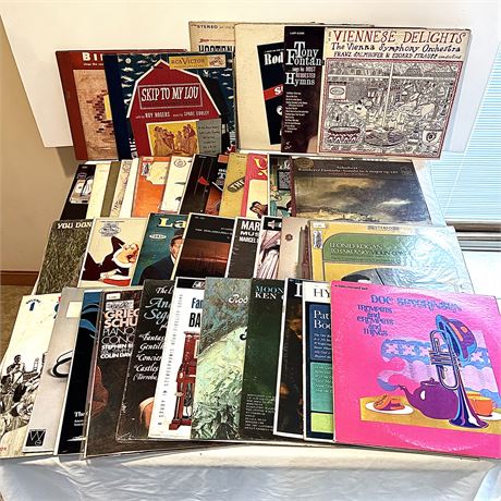 Miscellaneous Collection of Vintage Vinyl Records